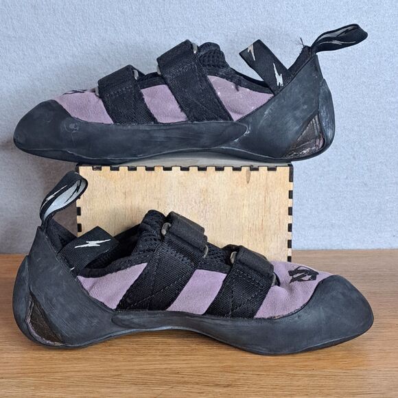 Evolv Trax XT-5 Climbing Shoes EU 38 Women 6 Trax-xt5 Rock Purple Supportive - Picture 5 of 11